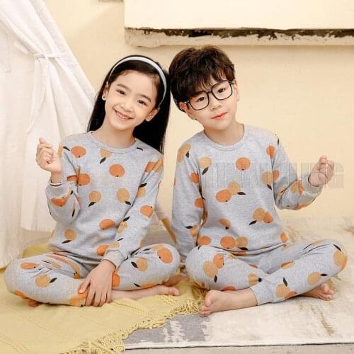 New Kids Animal Cotton Pajama Children Christmas Gifts Princess Pajamas Sets Spring Autumn 2pc Full Sleeve Sleepwear Homewear
