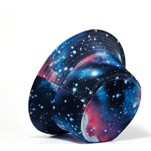 Planet Stars Universe Cosmos Nebula Milky Way Galaxy Globular Clusters Adult Street Fashion Fisherman Bucket Hat Hats Beanie