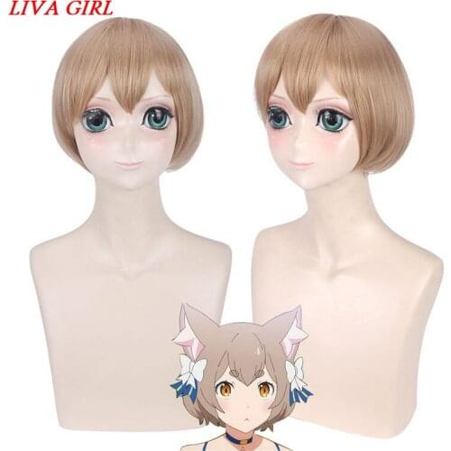 Anime Life In A Different World From Zero Felix Argyle Short Wig Cosplay Costume Wigs Heat Resistent Synthetic Hair Party Wigs