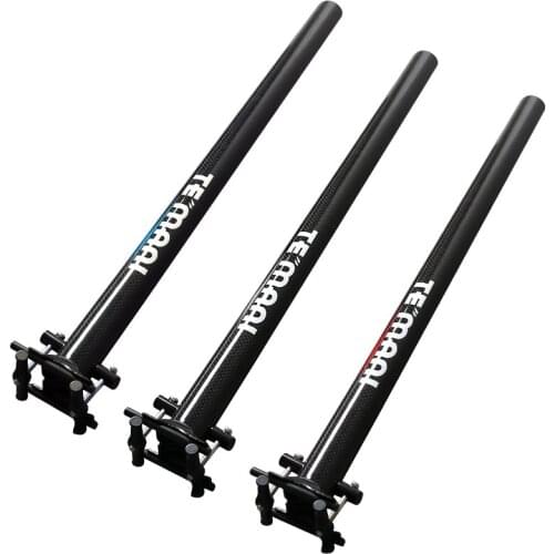 TEMANI bike full carbon seatpost T800 31.8/33.9*580MM 280g
