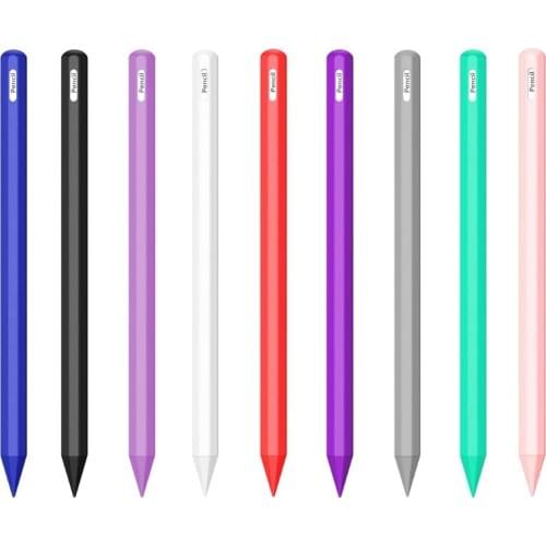 Silicone Case for Apple Pencil 2nd Generation Protective Sleeve iPencil 2 Grip Skin Cover Holder for iPad Pro 11 12.9inch