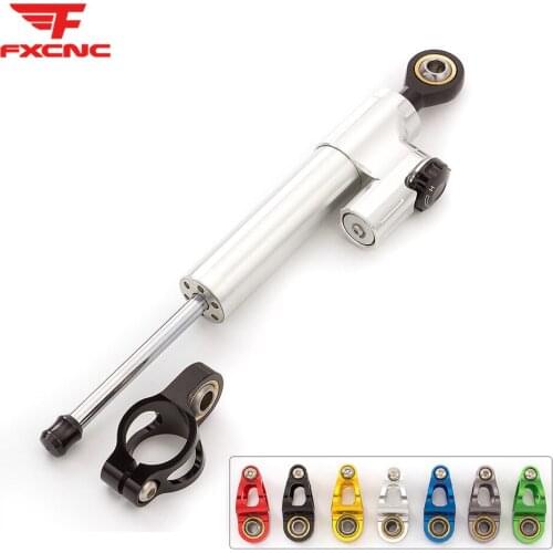 Universal Aluminum CNC Motorcycle Steering Dampers Stabilizer For Suzuki GSXR 600 750 K4 2001 - 2005 2002 2003 2004