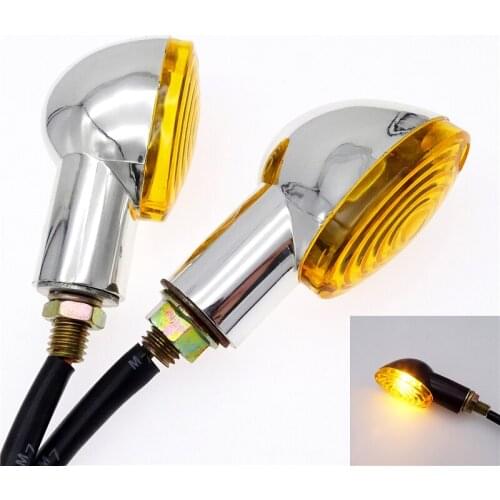2pcs/4pcs Universal Motorcycle Indicator Light Warn Turn Signal Blinker Lamp for Harley Honda Yamaha Suzuki Motor Lightings Part