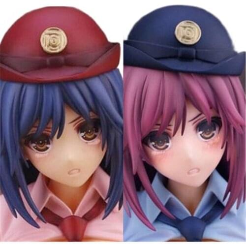 21cm Anime Model Sexy Girl Kohinata Ran Garage Kits Blue Pink Alphamax Skytube 1/6 Scale Pvc Action Figure Models For Kids