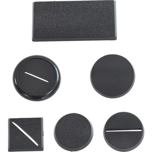 40 PCS Table Model Bases For Games 20-60MM Multi-size Plastic Base