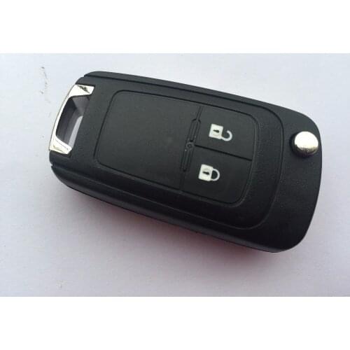 ZABEUDEIR 5pcs/Lot of New Replacement Key Case For Opel 2 Button Flip Remote Key Blank Shell With Uncut HU100 Key Blade No Logo