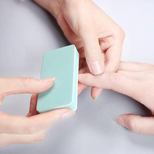 Nail File Double-sided Sanding Sponge Buffer Block Manicure Polish Professional 100/180 Washable Acrylic Pedicure Nail Art File