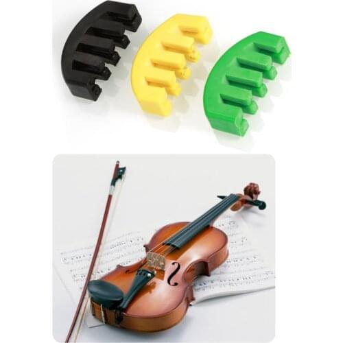 Violin Silencer Mute Rubber Treble Mute For 4/4 3/4 1/2 Violino Practice Accessories Violin Musical Instrument Accessories
