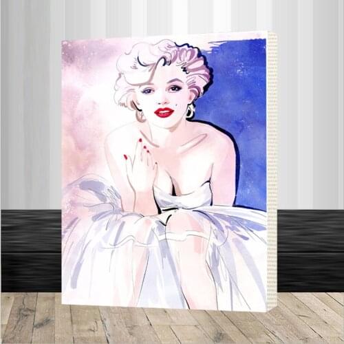 Marilyn Monroe 40x50cm Picture On Wall Acrylic Paint By Numbers Hand Painted Digital Oil Painting Canvas gift