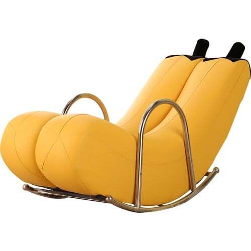 Creative Single Lazy Sofa Banana Recliner Rocking Chair Rocking Chair Cute Personality Bedroom Modern Small Apartment Sofa