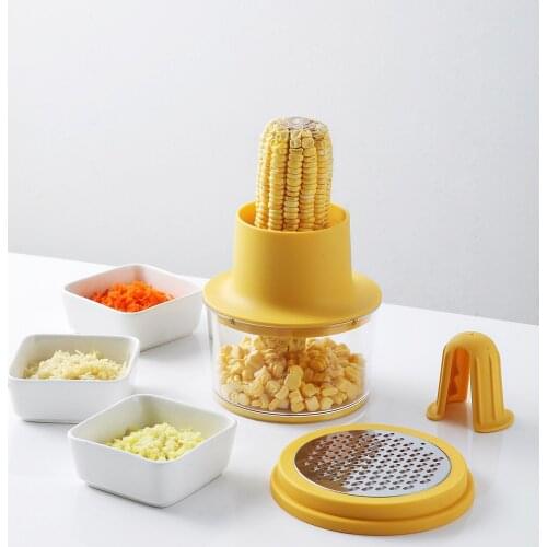 Small Household Corn Peeler Kitchen Multifunctional Corn Planer Corn Peeling Artifact Thresher
