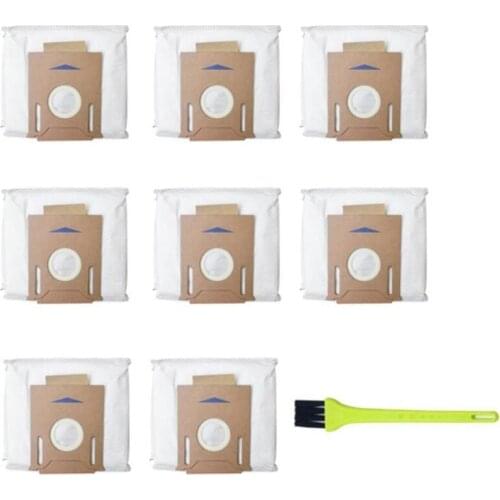 8 Pcs Replacement Vacuum Dust Bags Disposable Dust Bags for Ecovacs DEEBOT OZMO T8 AIVI T8 Max and T8 Series DX93,Etc