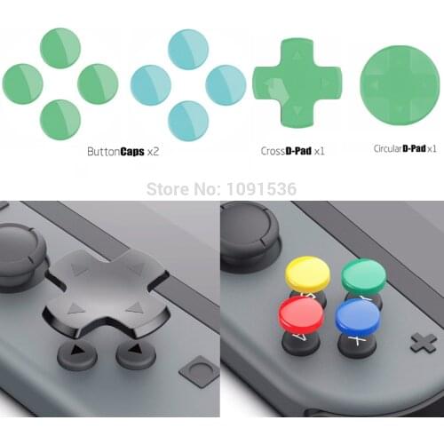 Skull & Co. D-Pad Button Cap Set Thumb Grip for Nintend Switch Joy-Con Controller Joystick Cover