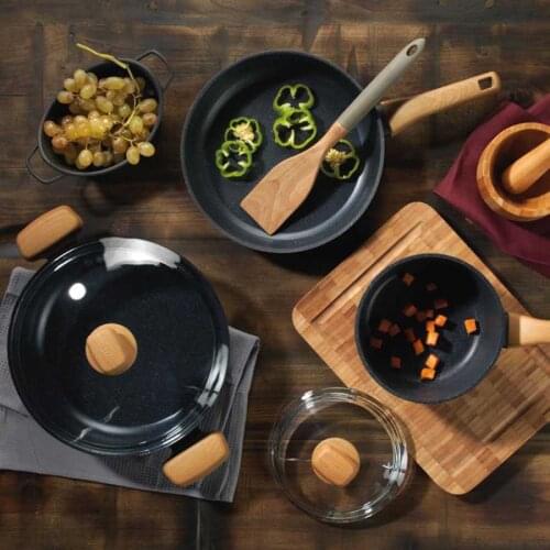 Cookware Set 4 piece Granite Stew Pot Made in Turkey