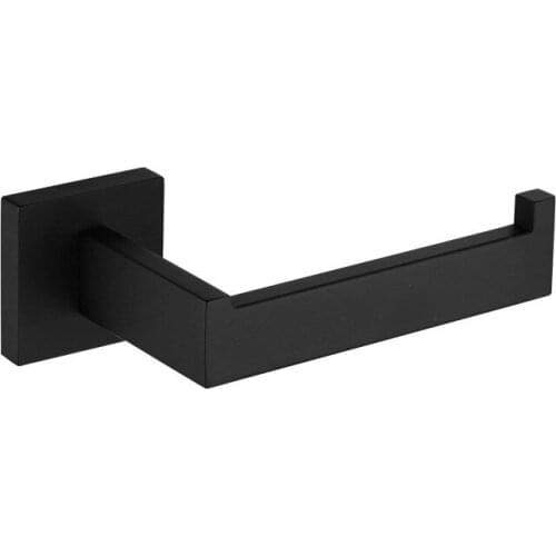 Black Finish Unique design 163*82*55mm bathroom Toilet Paper Holder Wall mounted stainless steel
