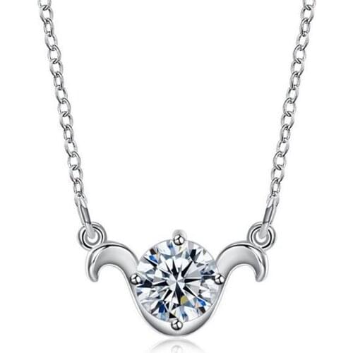 New fashion women necklace jewelry Trendy Aries pendant necklace high quality 925 sterling silver necklace for women NEW