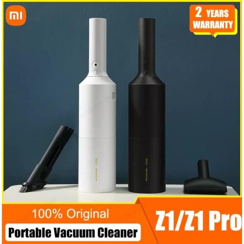 Xiaomi MIJIA SHUNZAO USB Portable Vacuum Cleaner Wireless Handheld For Car/Home Powerful Cleaner Z1/Z1 Pro Mini Dust Catcher