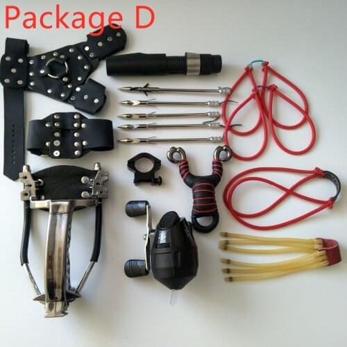 Professional Tactical Plastic Pocket Sling Shot Ball Powerful Hunting Slingshot With Rubber Band Tubing PU Leather Catapult