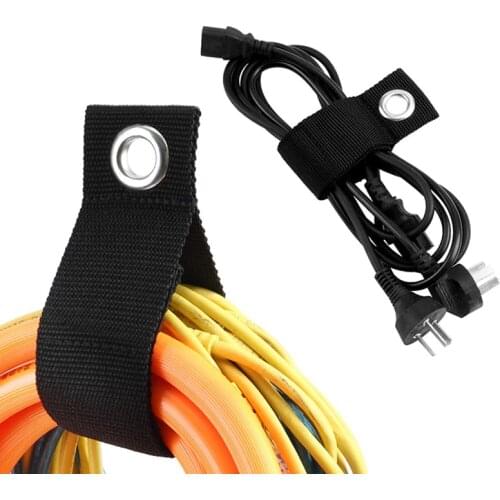 Storage Strap Cable Fastener Wraps Straps Wire storage Organizer Management Belt Home Office Cable Strap