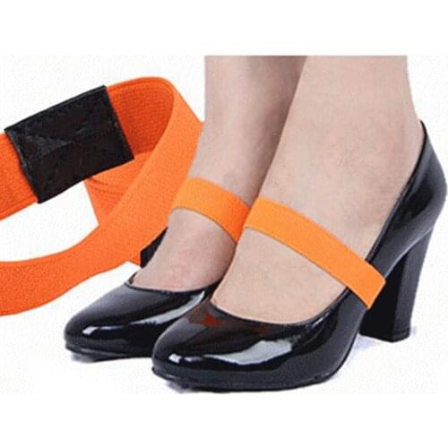 Shoelaces Women Smiple Colored Elastic Band Shoe Strap Solid Color Shoelace for Ladies High Heel Shoes Accessories 2*20cm