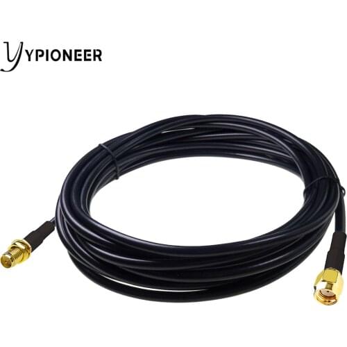 YPioneer T10021 RP SMA Male to RP SMA Female Extension Cable For WIFI Antenna RF Connector KSR195 Cable