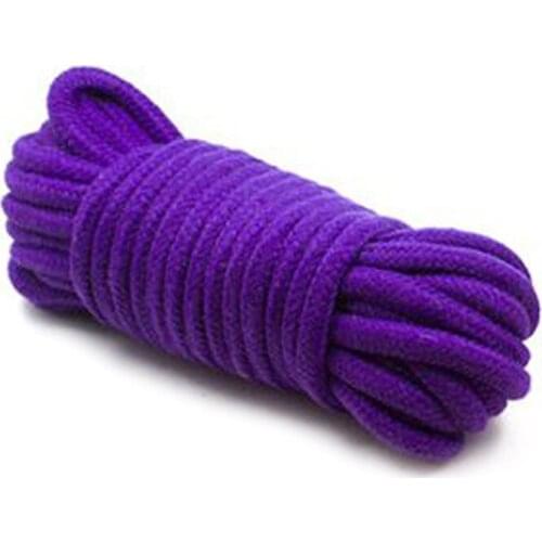 2m/5m/10m Sex Slave Bondage Rope Thick Cotton Restraint Erotic Role play Toys Soft Cotton Rope TK-ing