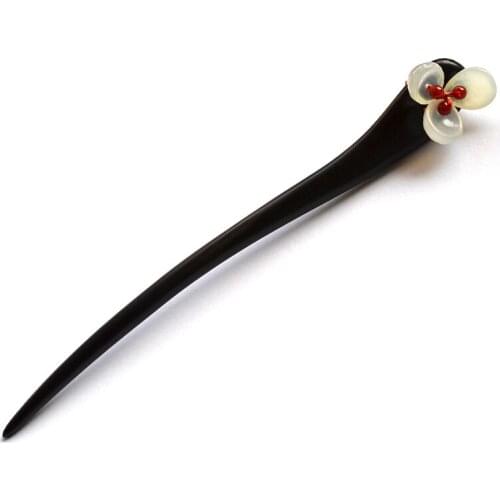 Vintage ancient hairpin Anime Accessories and props cosplay Jade Bean Plum Blossom Handmade ebony hairpin Haircut Headwear NEW