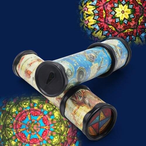 21cm Rotating Kaleidoscope Kids Toys Changeful Adjustable Fancy Colored World Classic Educational Toys Color Random Fancy Color