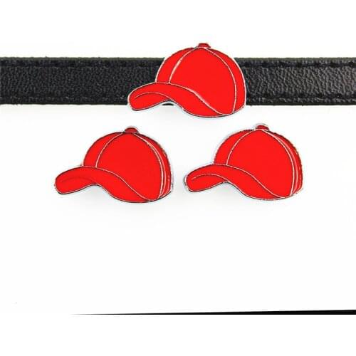 32 Styles Colorful Enamel Fencing Athlete Mermaid Penguin 8MM Slider Charms Fit Pet Collar DIY Wristband & Bracelet Making