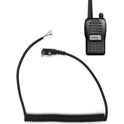 85DD Speaker Mic Walkie Talkie Speaker Cable for baofeng UV5R for kenwood TK-240 For Linton Hand Mic