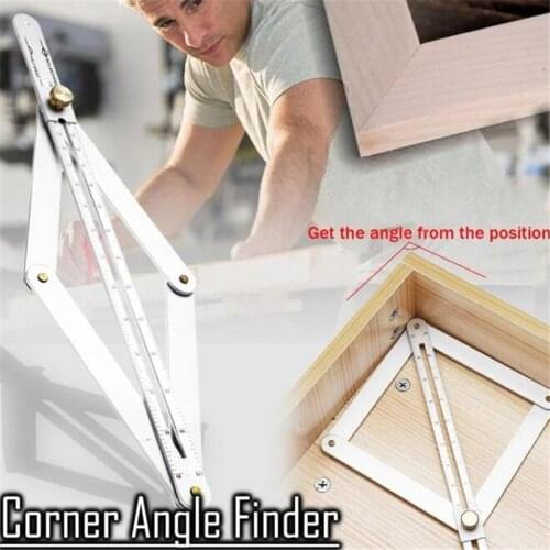 Bevel & Corner Protractor, for Multi Angle Measurement Tool for Woodworking Goniometer Square Ruler Digital Angle Meter