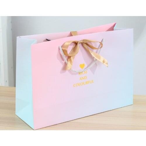 Custom Company Anniversary Celebration Gift Paper Bag,China Manufactures Waterproof Grocery Handle Gift Paper Bag --XP2185