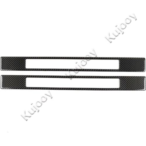 For Ford Mustang 2015+ ABS Car Door Welcome Plate Door Entry Guard Decor Cover Sticker Trim Car Styling