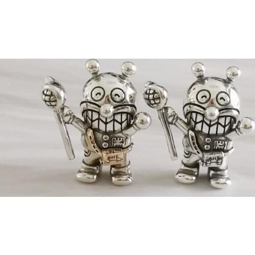 Brand Design 925 Sterling Silver Bacterial Boy Charm Beads Fit Original Brand Bracelet Jewelry Vintage Bead for Jewelry Making