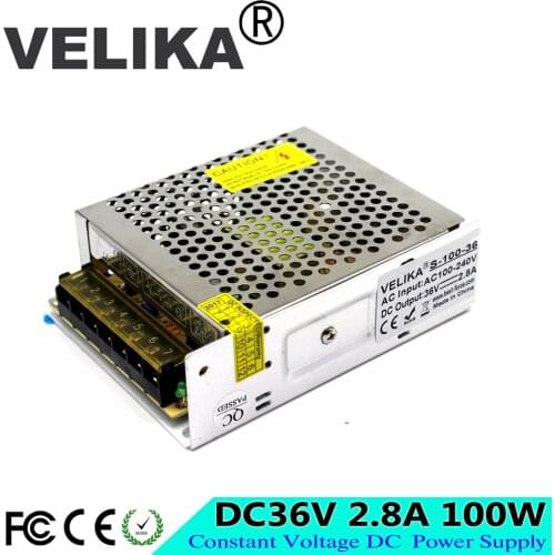 Switching Power Supply DC 36V 2.8A 100W Switching Switch Driver Transformer 220V 110VAC DC36V SMPS For CNC CCTV Motor Stepper