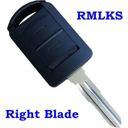 For OPEL Key Shell 2 Button Uncut Blank HU100/HU43/Left/Right Blade Battery Holder Remote Key Shell for Vauxhall Opel
