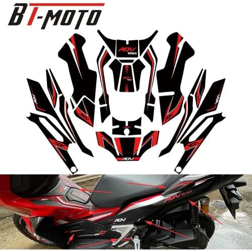 2021 Popular Motorcycle Decorative Sticker Body Paste Tank Pad Sticke Protection Prevent Scratc Decals Kit For Honda ADV ADV150
