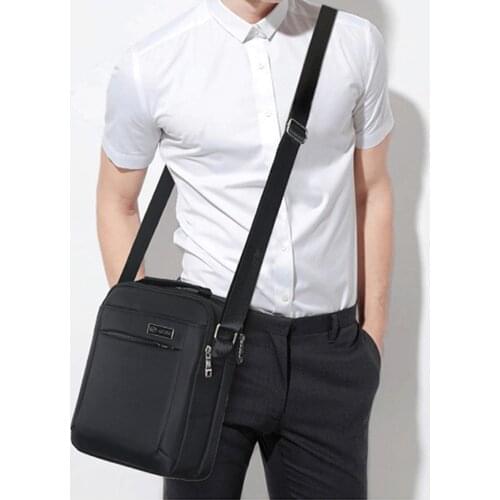 Male Business Shoulder Bag 2020 New Oxford Waterproof Zipper Crossbody Bags Fashion Solid Messenger Bags Sac A Main Male Bolsos