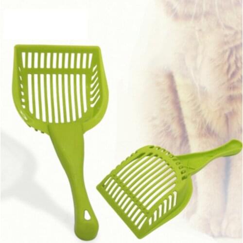 Cat Litter Scoop Plastic Long Handle Easy Clean Cat Sands Filter Kitten Puppy Food Spoon Shovel Kitty Waste Cleaning Supplies #1