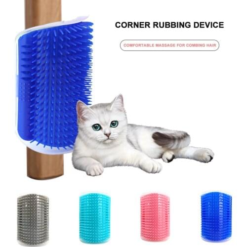 2021 New Cats Brush Corner Cat Massage Self Groomer Comb Brush Cat Rubs the Face with a Tickling Comb Cat Product