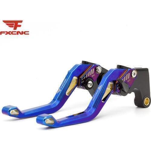 For Kawasaki Ninja Z125 2015-2020 2016 Adjustable 3D Rhombus Hollow Motorcycle Brake Clutch Levers Set Handle Accessorie Levers