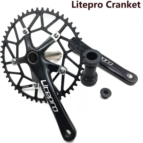 LP Litepro Road bike Foldable Bicycle modification modified SP8 170mm 130 BCD Crankset Crank bicycle parts w BB Bottom Bracket