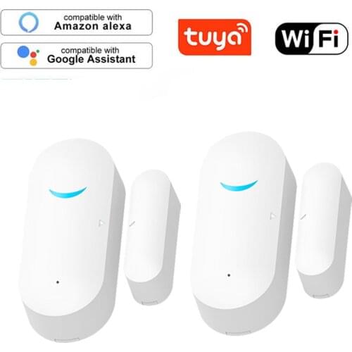 Tuya Smart WiFi Door Sensor Door Open / Closed Detectors WiFi App Notification Alert security alarm support Alexa Google Home