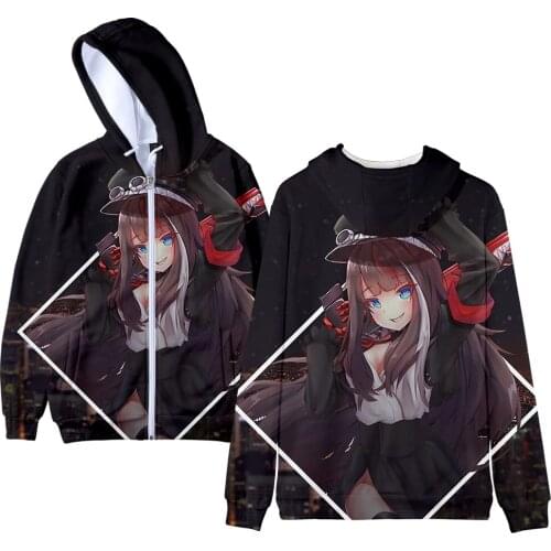 New Listing 3D Anime High School DxD Hooded Men Women Zipper Hoodies Fashion Autumn Kids Coats Casual Boys Girls Hip Hop Outwear