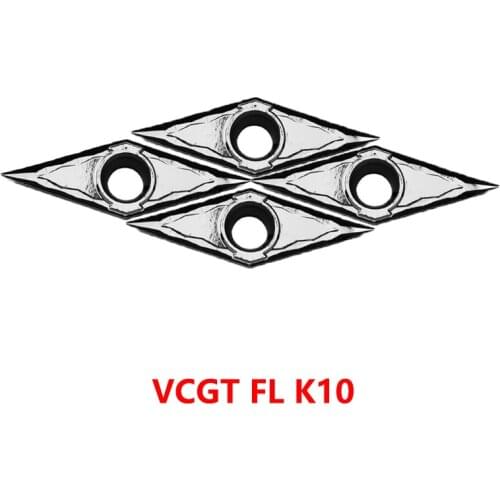 VCGT VCGT160402 VCGT160404 VCGT160408 VCGT110302 VCGT110304 VCGT160412 220530 FL K10 Carbide Cutter Insert for Aluminum Original
