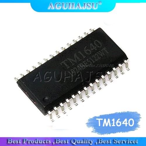 10pcs/lot TM1640 SOP-28 digital display driver IC original