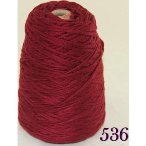 1X400g soft sell high quality 100% cotton hand-woven yarn Ruby cone 422-536