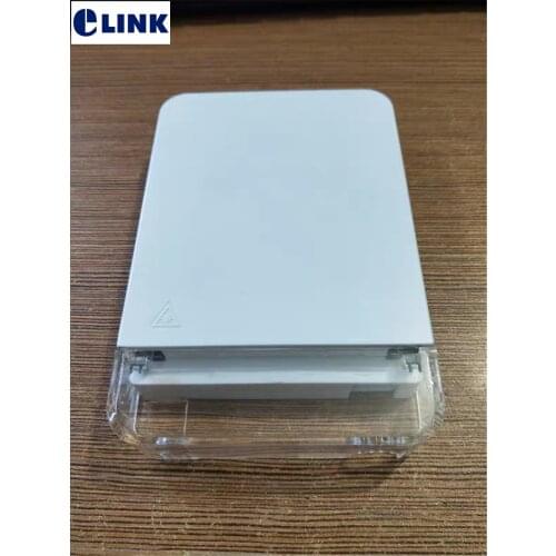 20pcs FTTH Terminal box single port ABS junction box wall mount desktop patch panel white 1C fiber optic distribution box ELINK