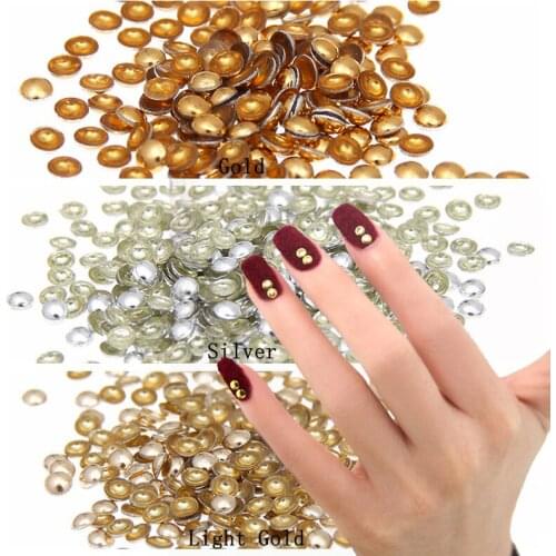 2016 2mm Hotfix With Glue Backing Metal For 3D Nails Art Backpack Design Decorations Alloy Stickers Tips DIY Tools Accessories