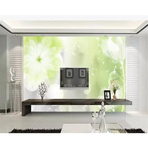 Beibehang 3d wallpaper simple warm floral papel de parede ornament tv background papier peint mural 3d wallpaper for kids room